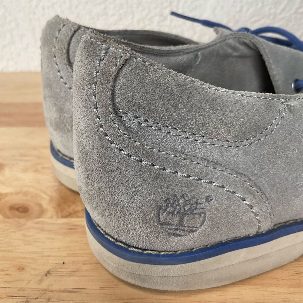 TIMBERLAND women’s 7,5‎ Oxford Derby shoes 8924A Earthkeepers CLASSIC gray suede - Picture 3 of 15